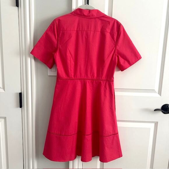 Draper James Grace and Charm 100% Cotton Button Down Shirt Dress Size: 8 - Picture 8 of 10